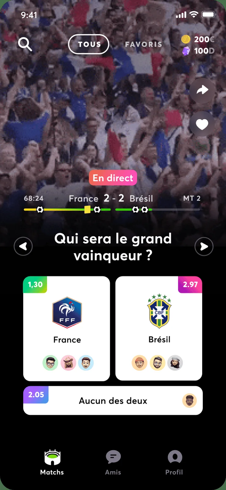 Live & community — screen 1