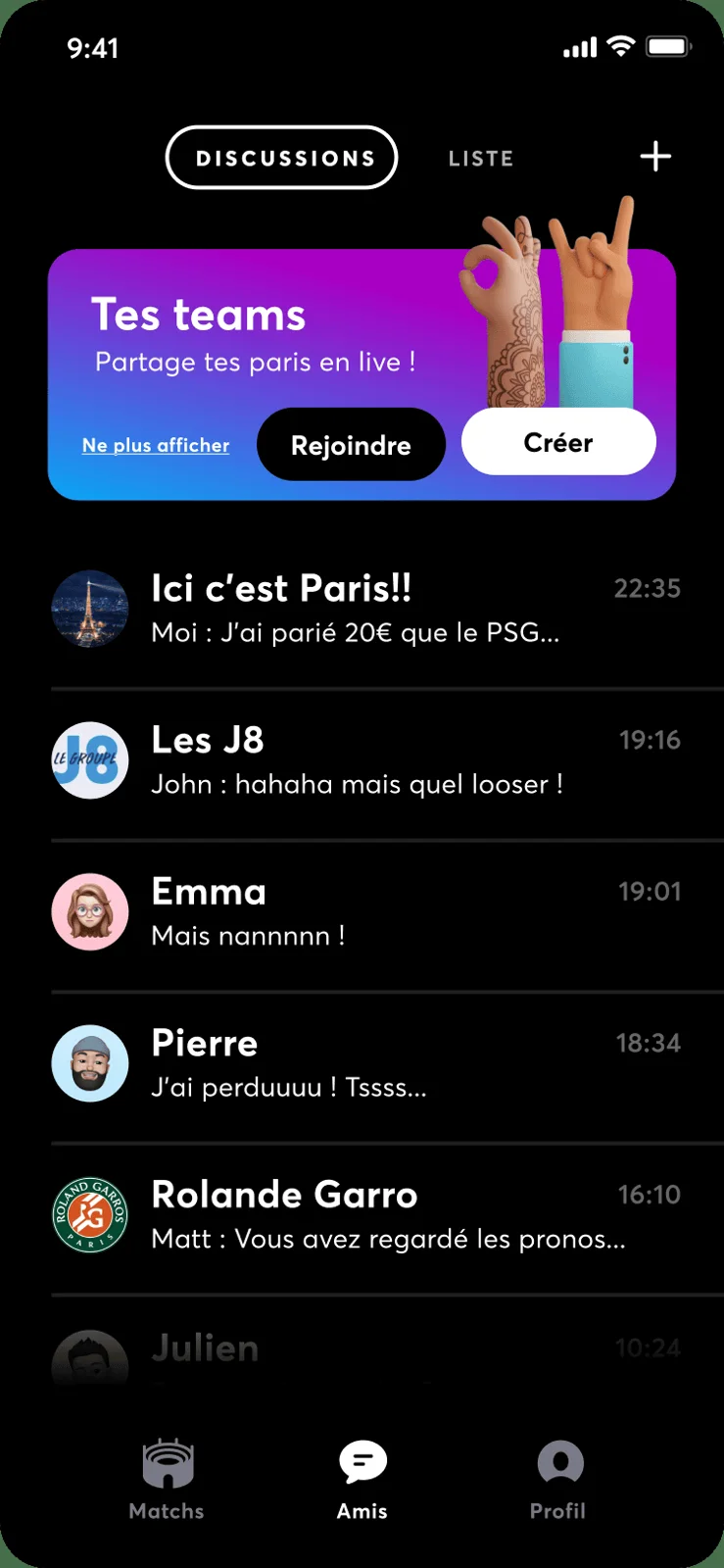 Live & community — screen 3